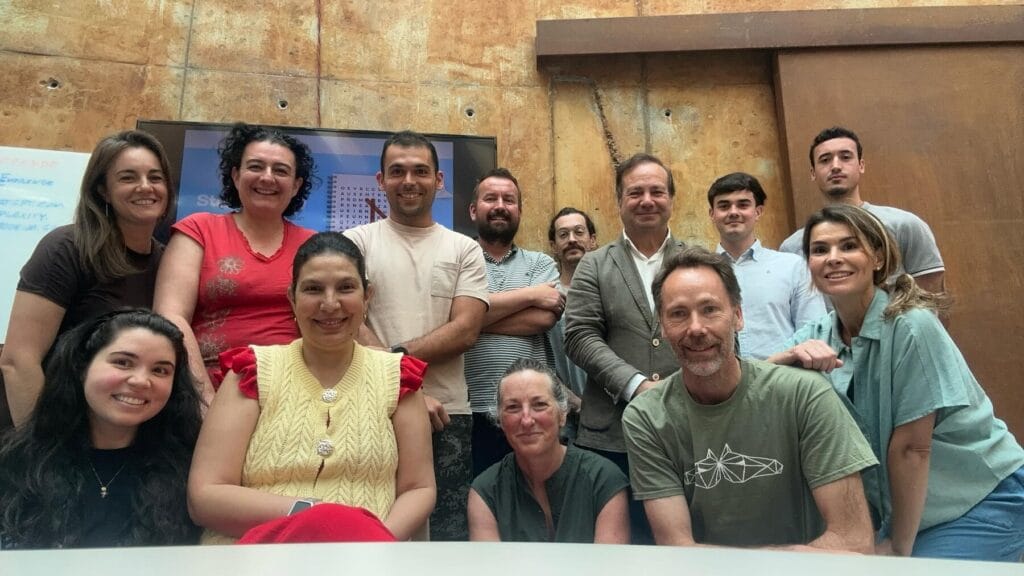 Jesús Portilla en un encuentro con emprendedores y representantes institucionales